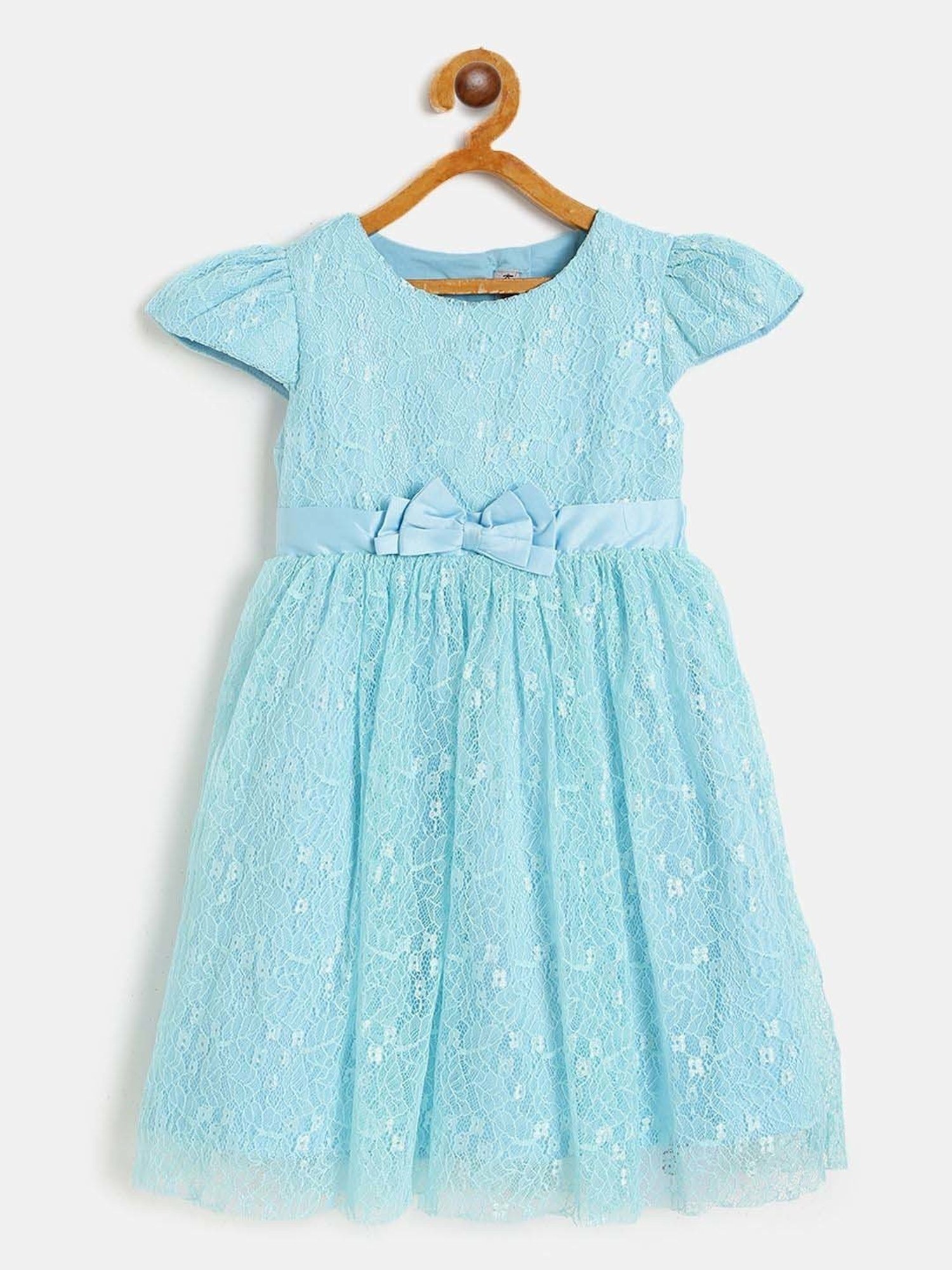 KidsDew Blue Flared Fit Dress