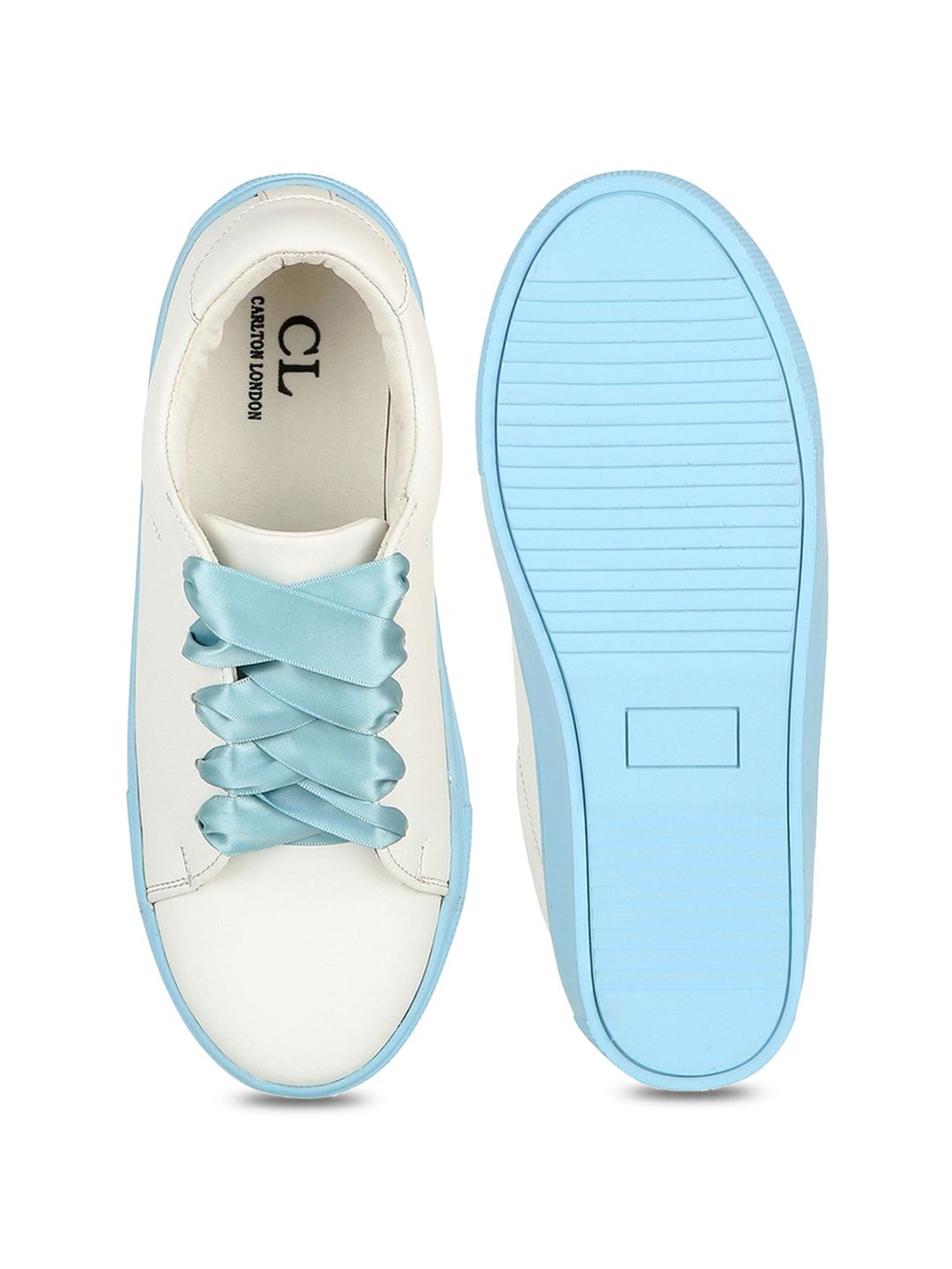 Carlton London Women's White Casual Sneakers