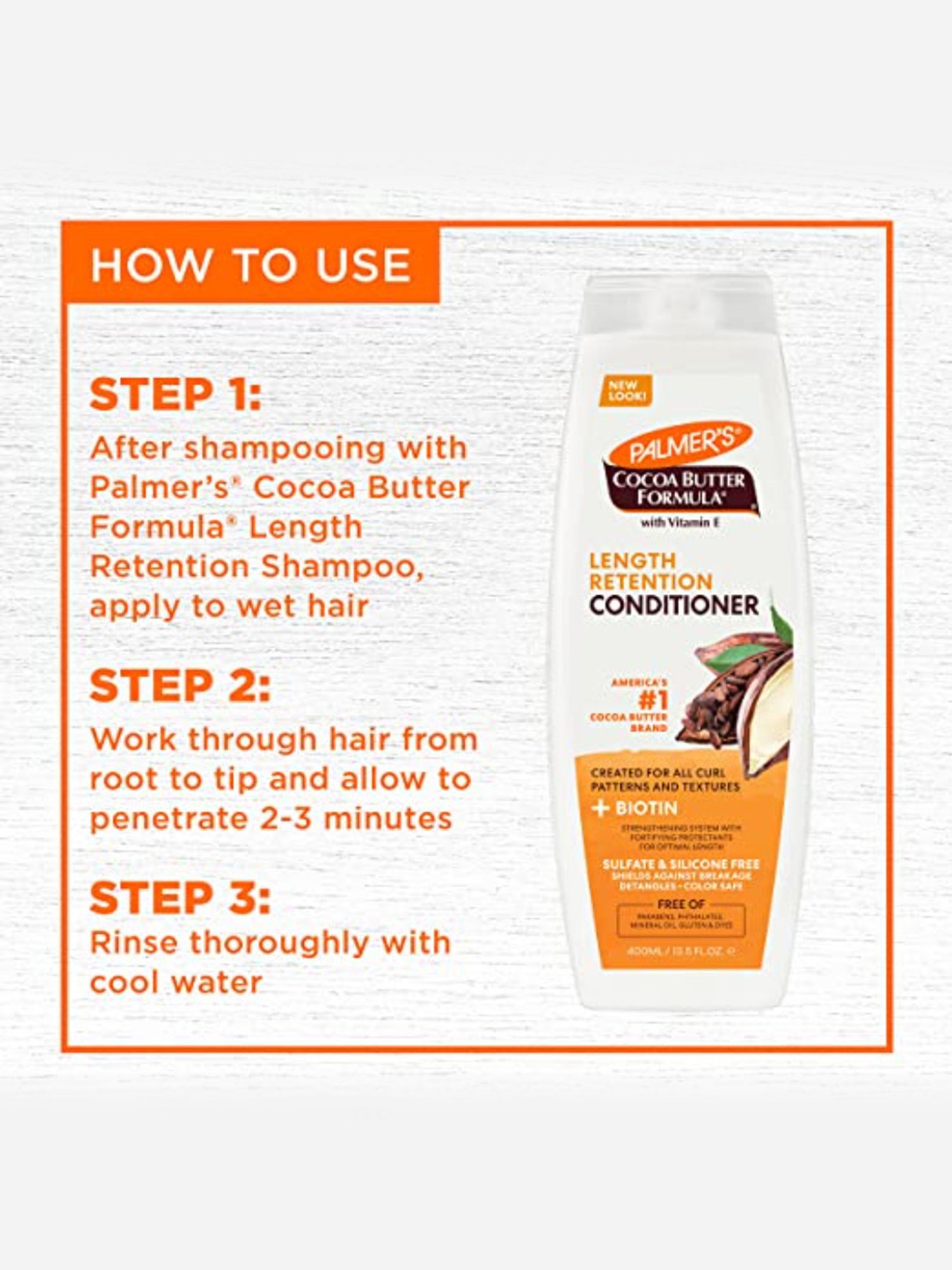 Palmer's Cocoa Butter Formula with Vitamin E Length Retention Conditioner - 400 ml