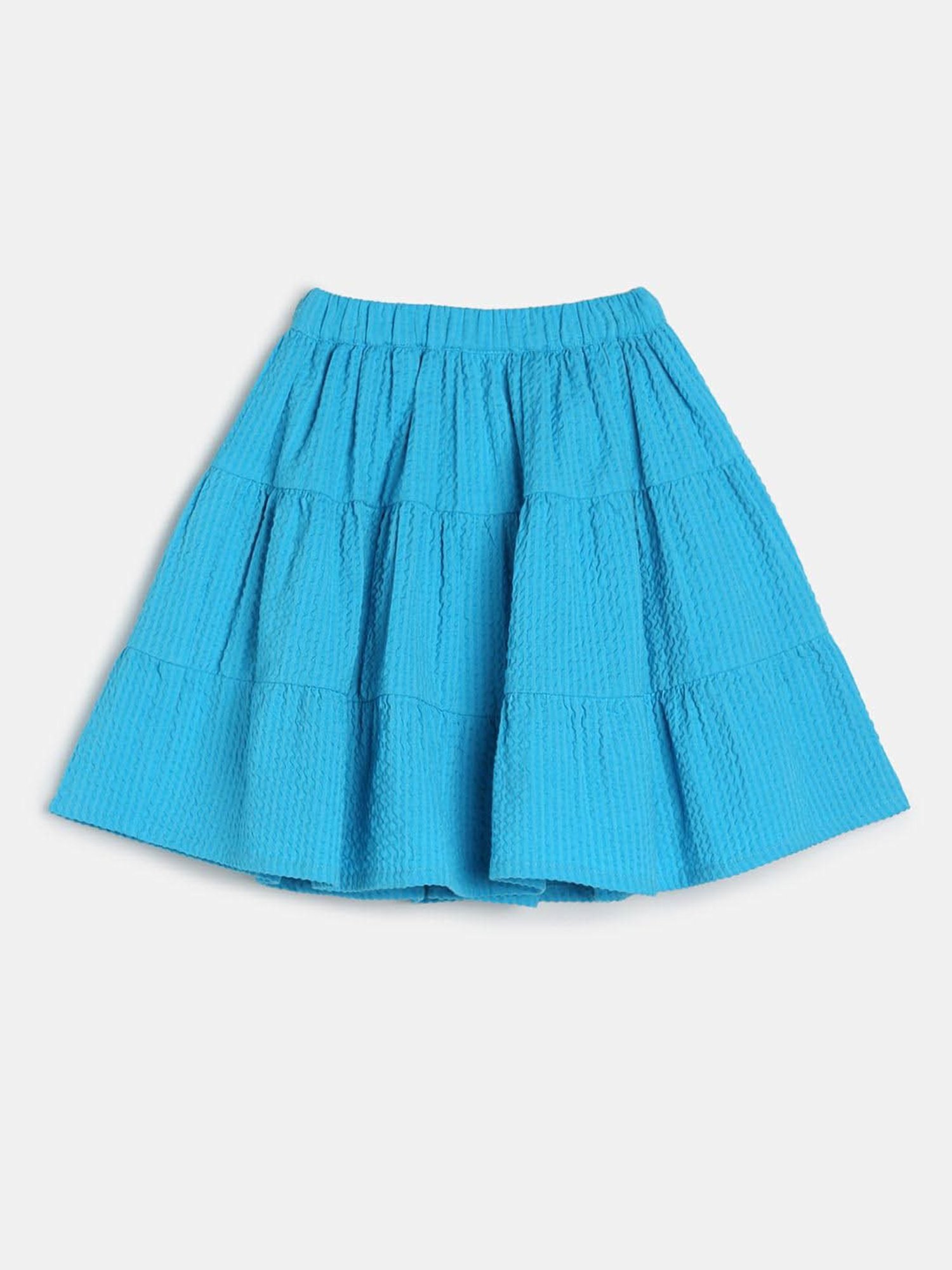 MINIKLUB Kids Blue Solid Skirt
