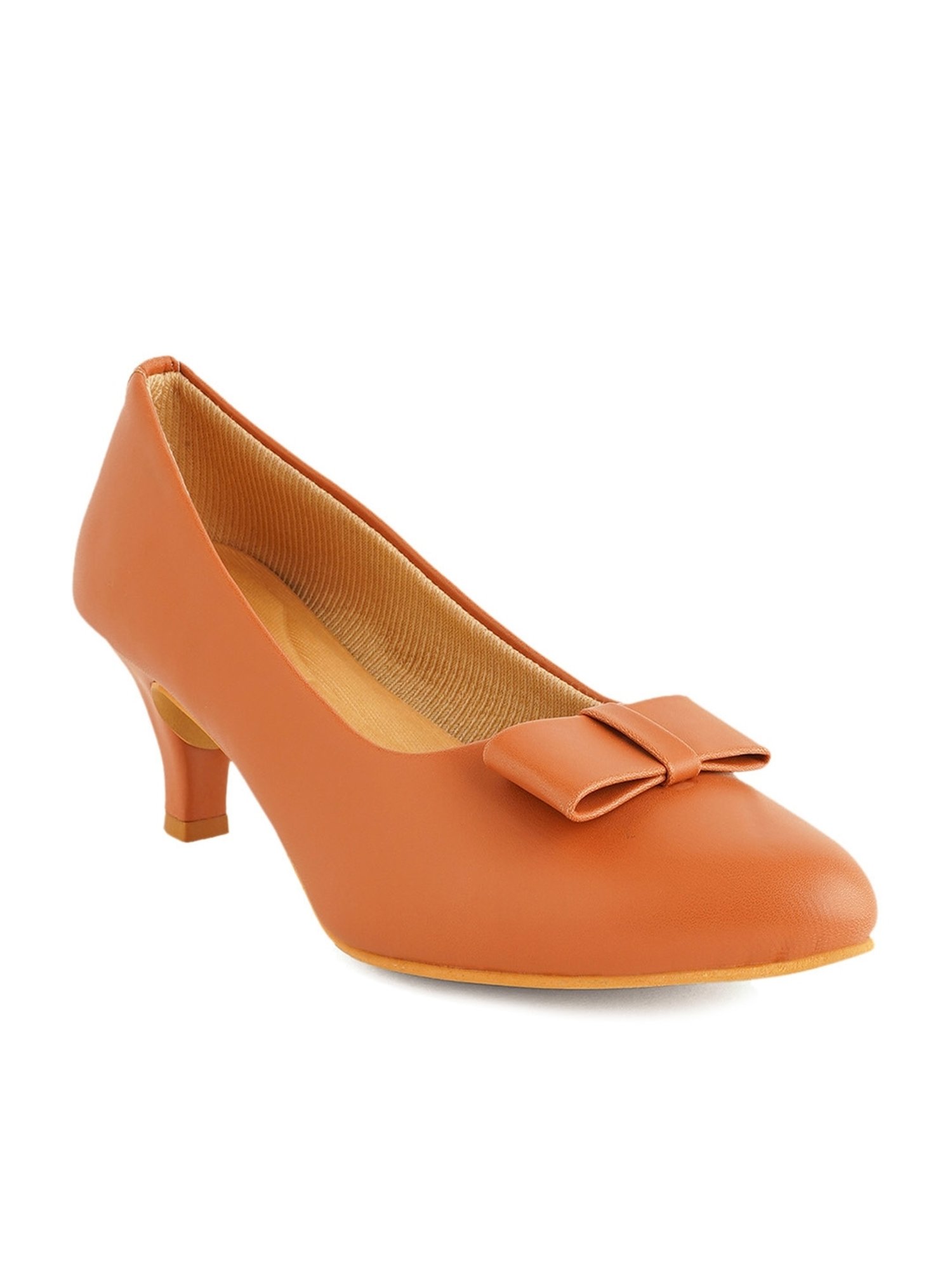 Scentra Women's Tan Casual Pumps