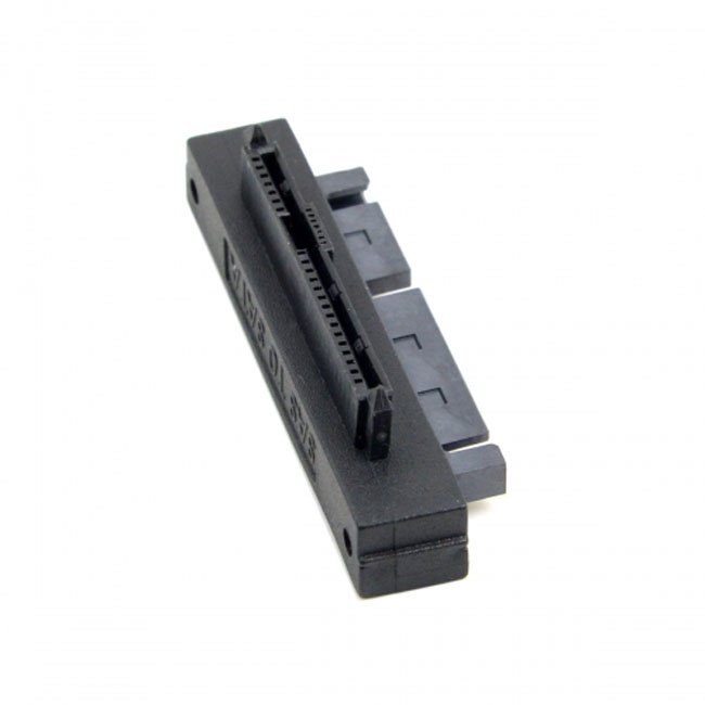 Jimier Right Angled 90 Degree SFF-8482 SAS 22 Pin to 7 Pin + 15 Pin SATA Adapter SF-095