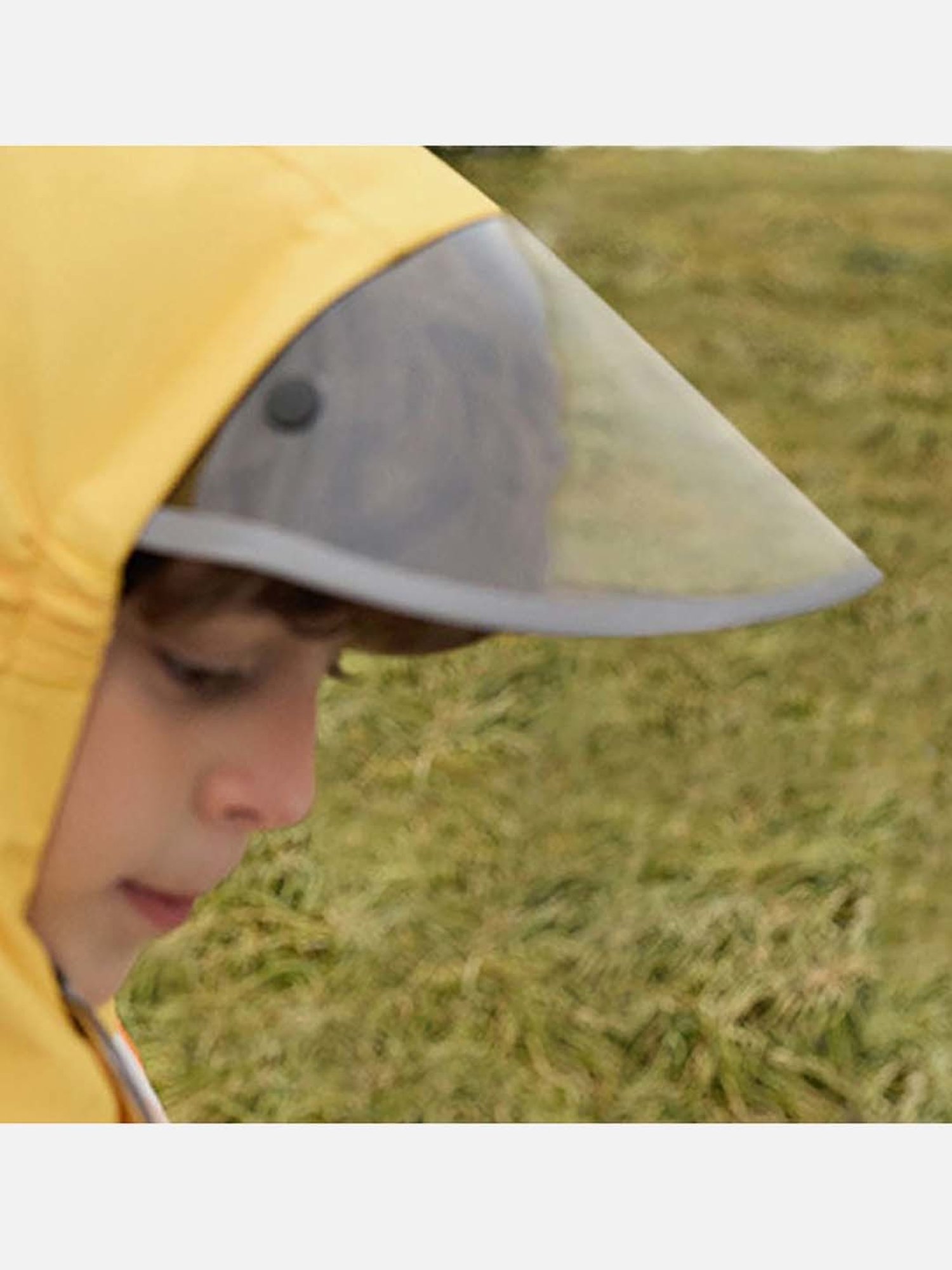 Little Surprise Box Kids Pink Printed Full Sleeves Raincoat