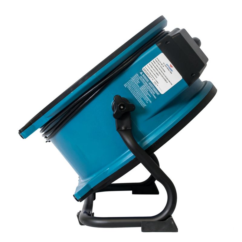 XPOWER FC-420 Pro Air 18 Inch 3600 CFM 360 Degree Rotation Utility Fan, Blue