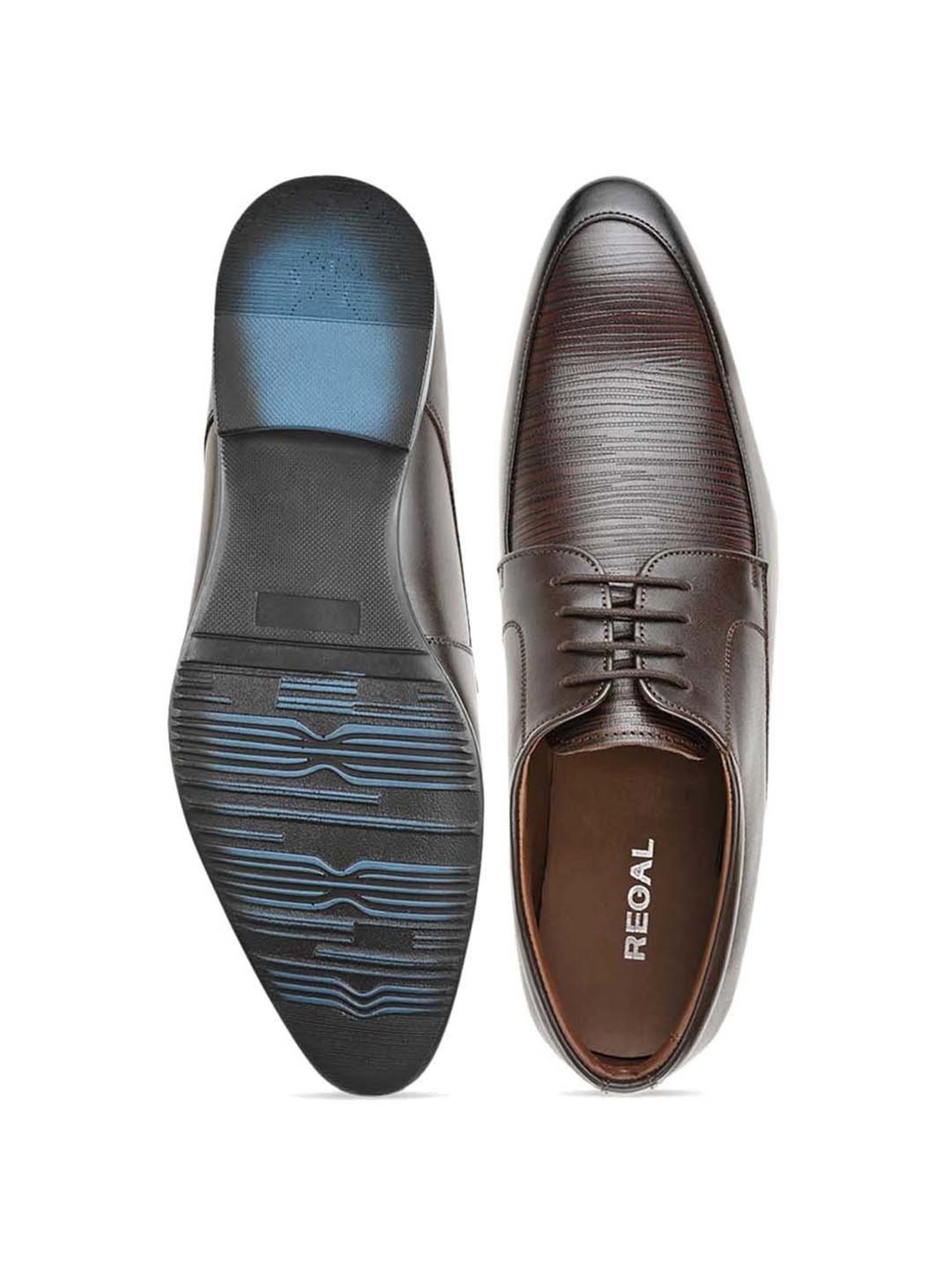 Regal Men's Brown Derby Shoes