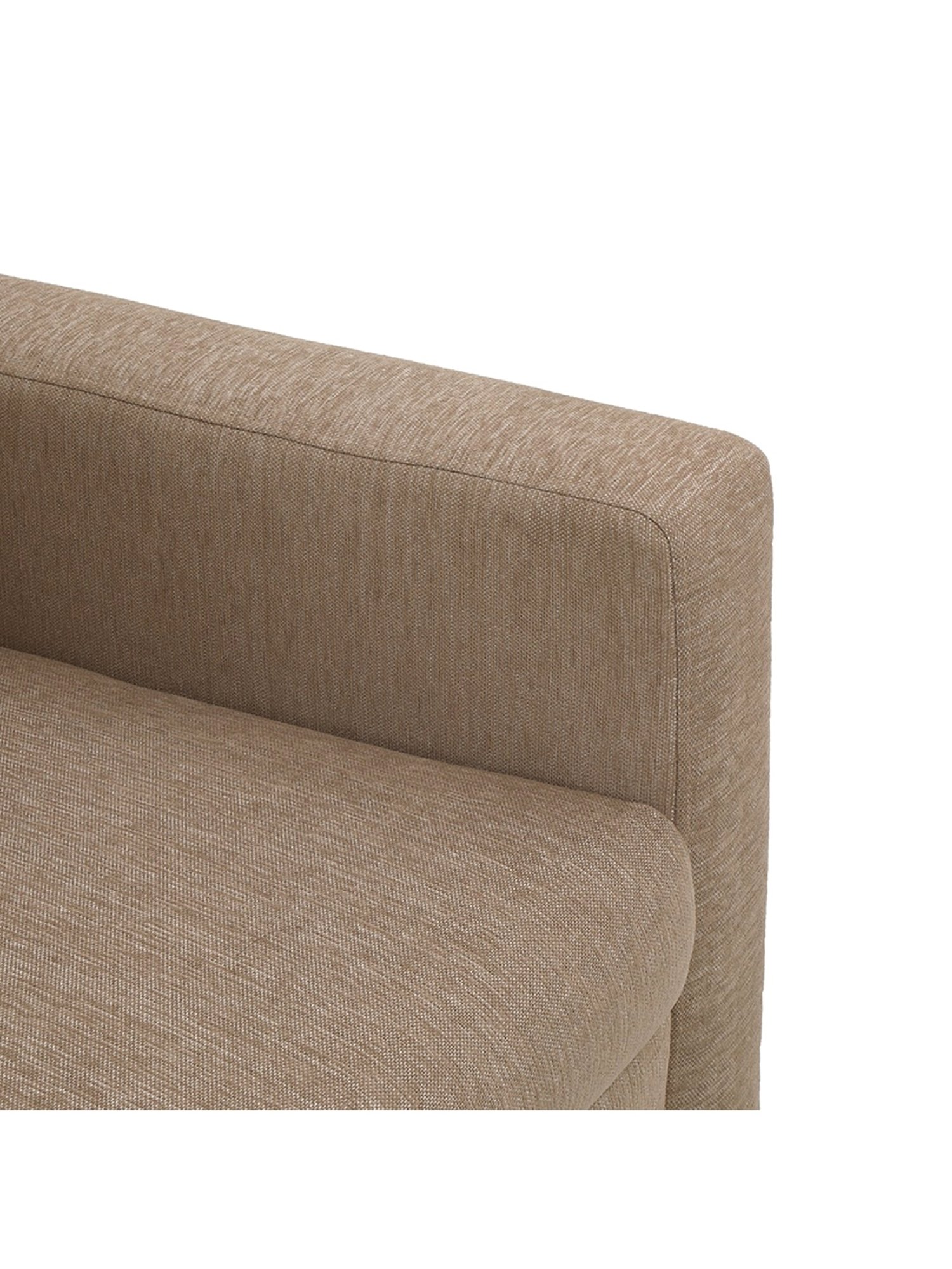 Duroflex Ease Brown Neem Wood 1 Seater Sofa