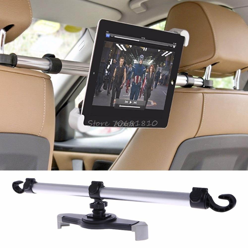 360 Degree Rotation Universal Aluminum Alloy Car Back Seat Mount Stand Holder For Tablet 7"-11" Z09 Drop ship