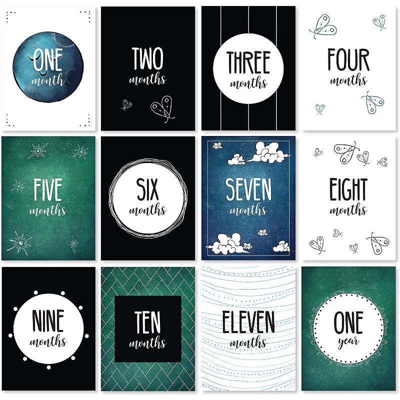 JumpOff Jo Baby Blanket and Turning Point Cards Bundle, Giraffe & a Calf