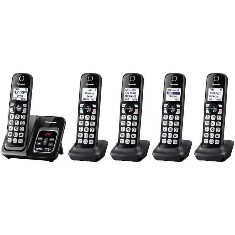VTech CS6949-2 DECT 6.0 Standard Phone - Silver, Black - Cordless - 1 x Phone Line - 2 x Handset - Speakerphone - Answering Machine