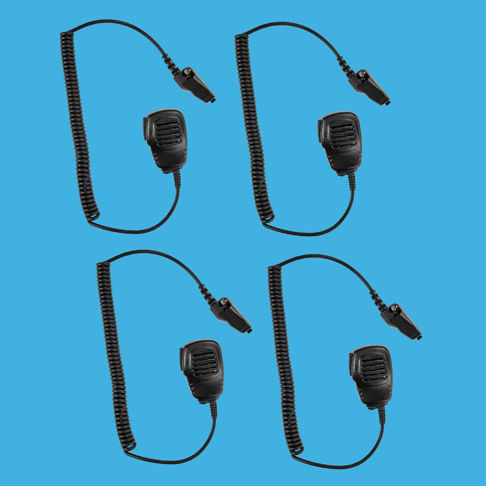 4 unit  Light Duty Quality Speaker Mic PTT for Kenwood TK-3140 TK-3180 TK-3148