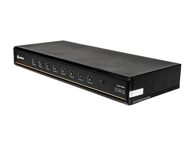 Vertiv Cybex SC900 Secure Desktop KVM | 8 Port Dual-Head | DVI-I DPP | TAA