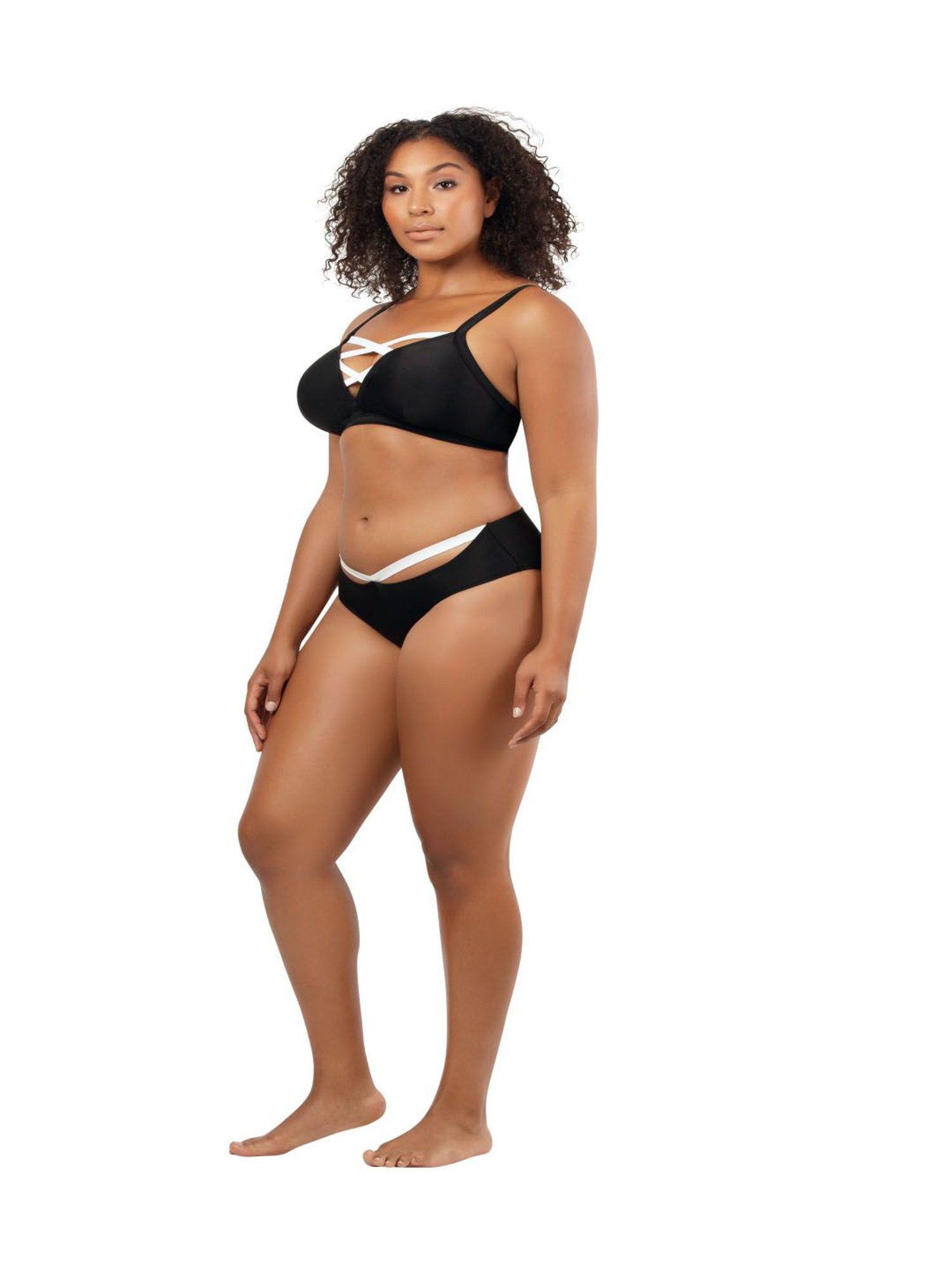 PARFAIT Black & White Swim Top