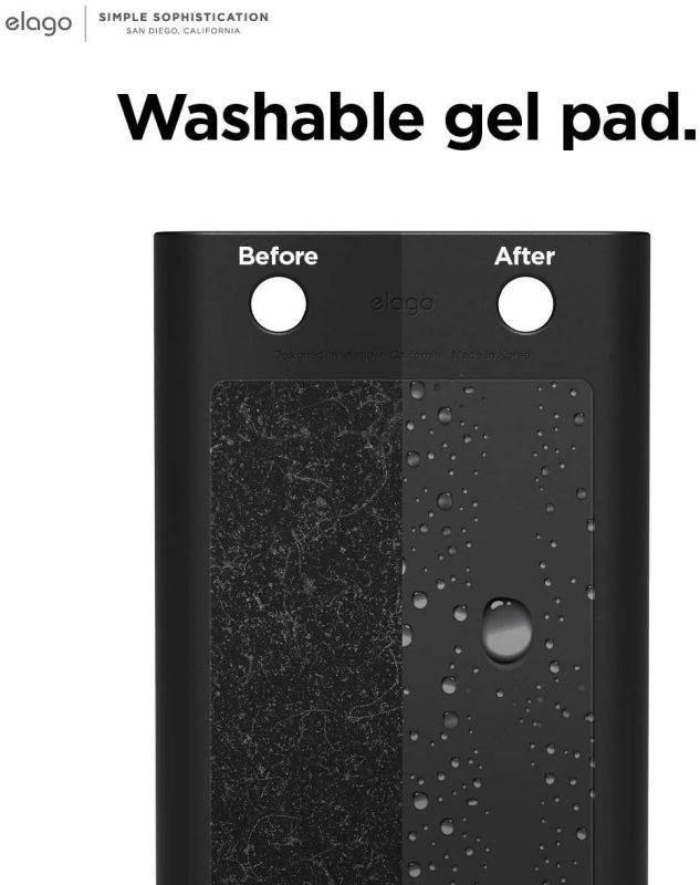 elago Universal Remote Holder Mount Compatible with Apple TV Remote Control and All Other Remote Controls [ Medium ] - Gel Pad Included, Detailed Design