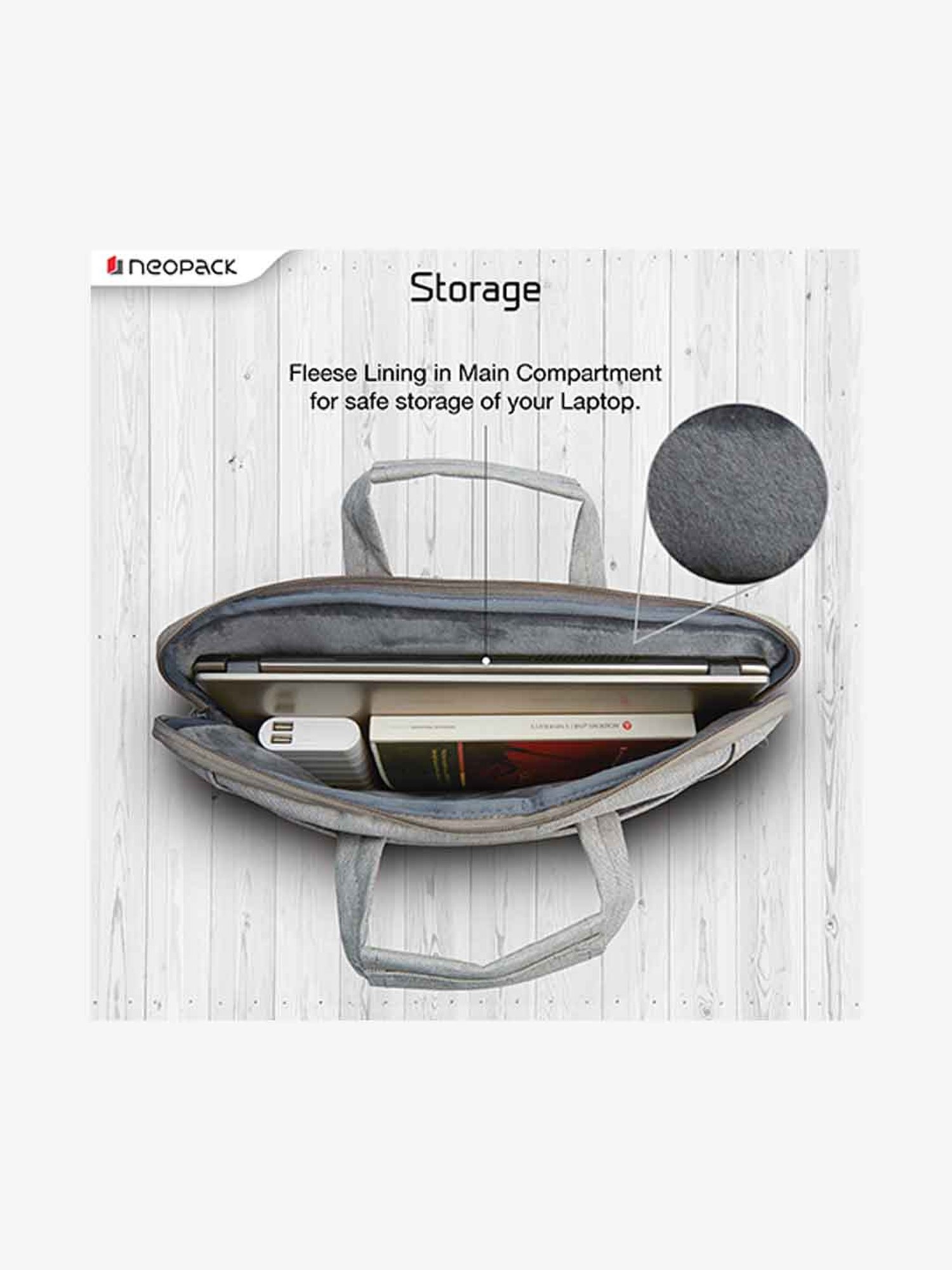 Neopack Svelte Sleeve Laptop Bag for all 13.3 Inch Laptops & Macbooks (Stone Grey)