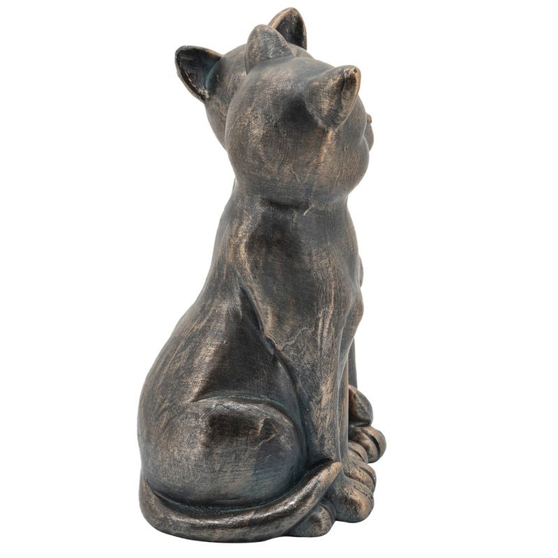 14" Resin Smooching Cats Figurine Bronze - Sagebrook Home