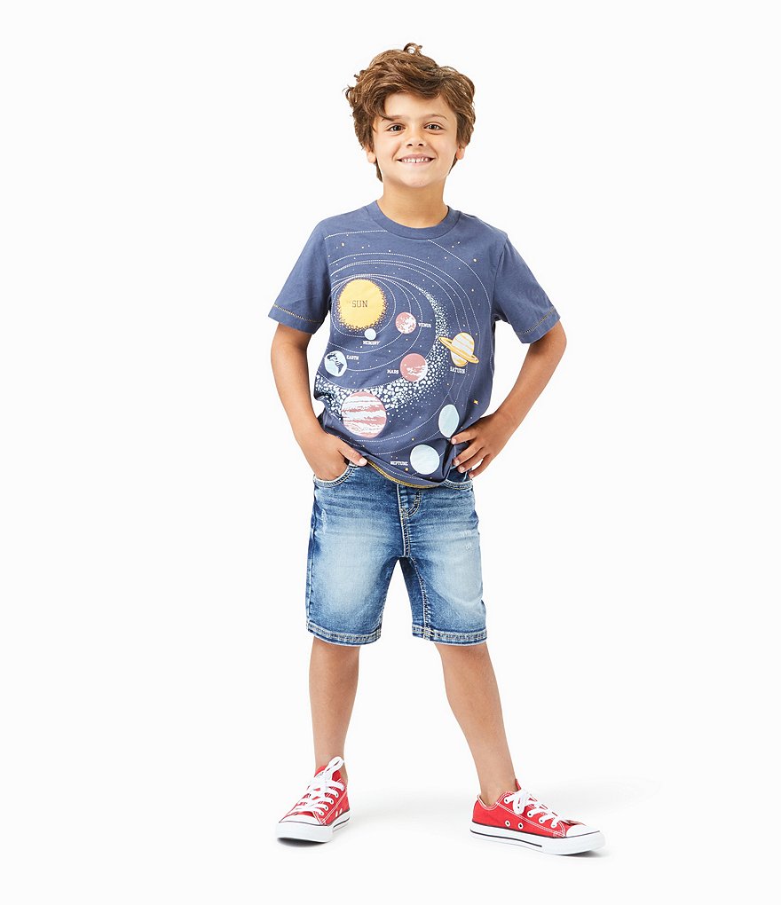 Peek Little/Big Boys 2T-12 Plaid Woven Shorts