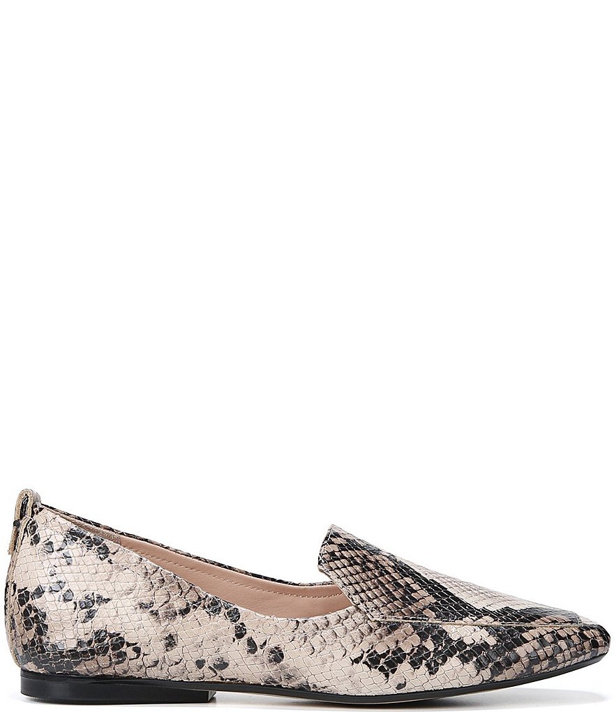 Trotters Harlow Lizard Patent Suede Leather Slip-Ons