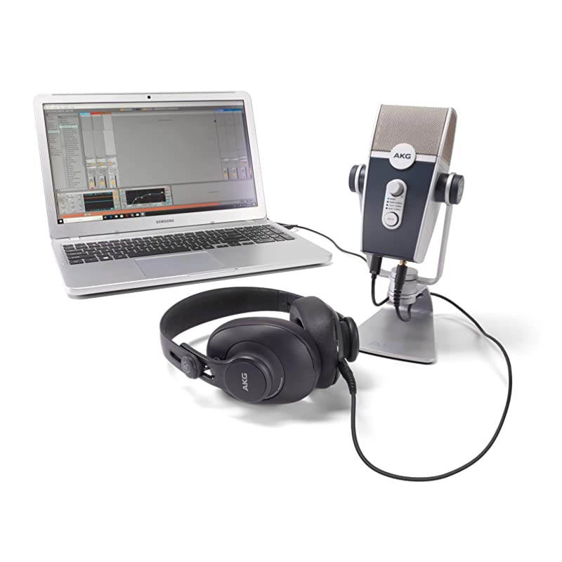 Podcaster Essentials Kit for Streamers, Vloggers, and Gamers-Includes Lyra USB-C Microphone, K371 Headphones, and Ableton Lite Software