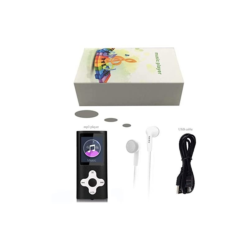 Player,Music Player with a 32 GB Memory Card Portable Digital Music Player/Video/Voice Record/FM Radio/E-Book Reader/Photo Viewer/1.8 LCD