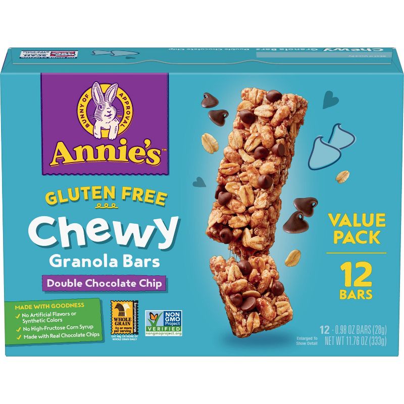 Annie's Organic Gluten Free Chocolate Chip Granola Bars Value Pack - 11.7oz
