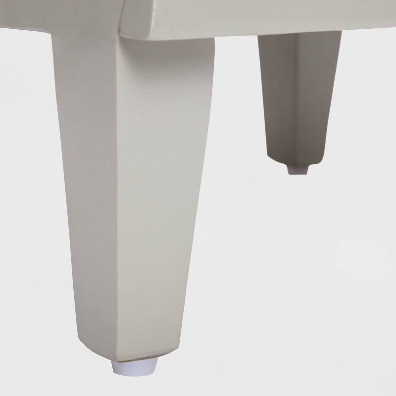 Arlan Side Table with 2 Drawers Gray - Adore Decor