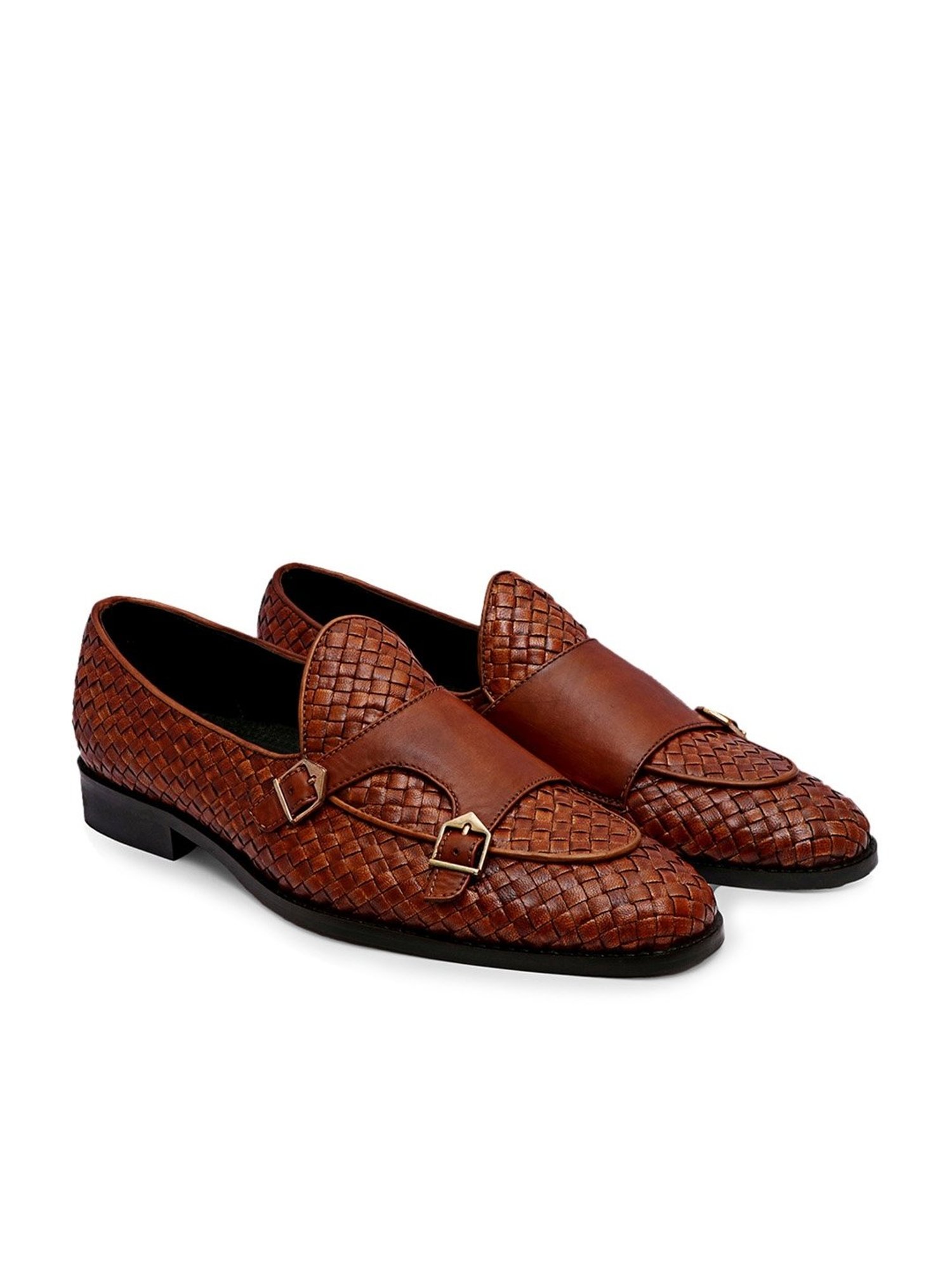 Griffin Men's FIDJI JEDORE Brown Monk Shoes