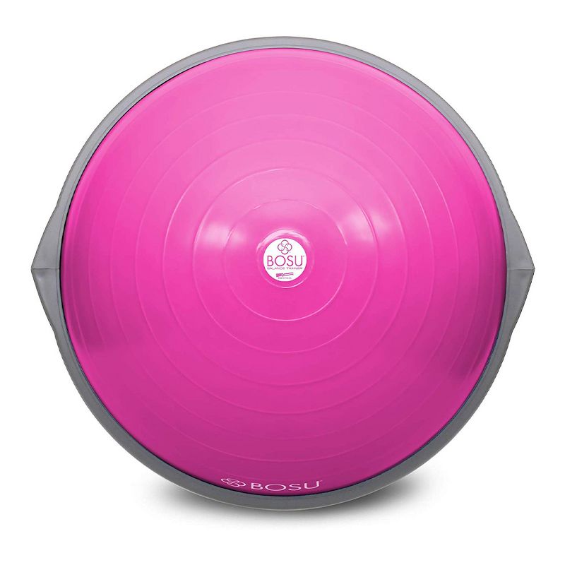 Bosu 72-10850 Home Gym Equipment The Original Balance Trainer 65 cm Diameter, Pink and Gray