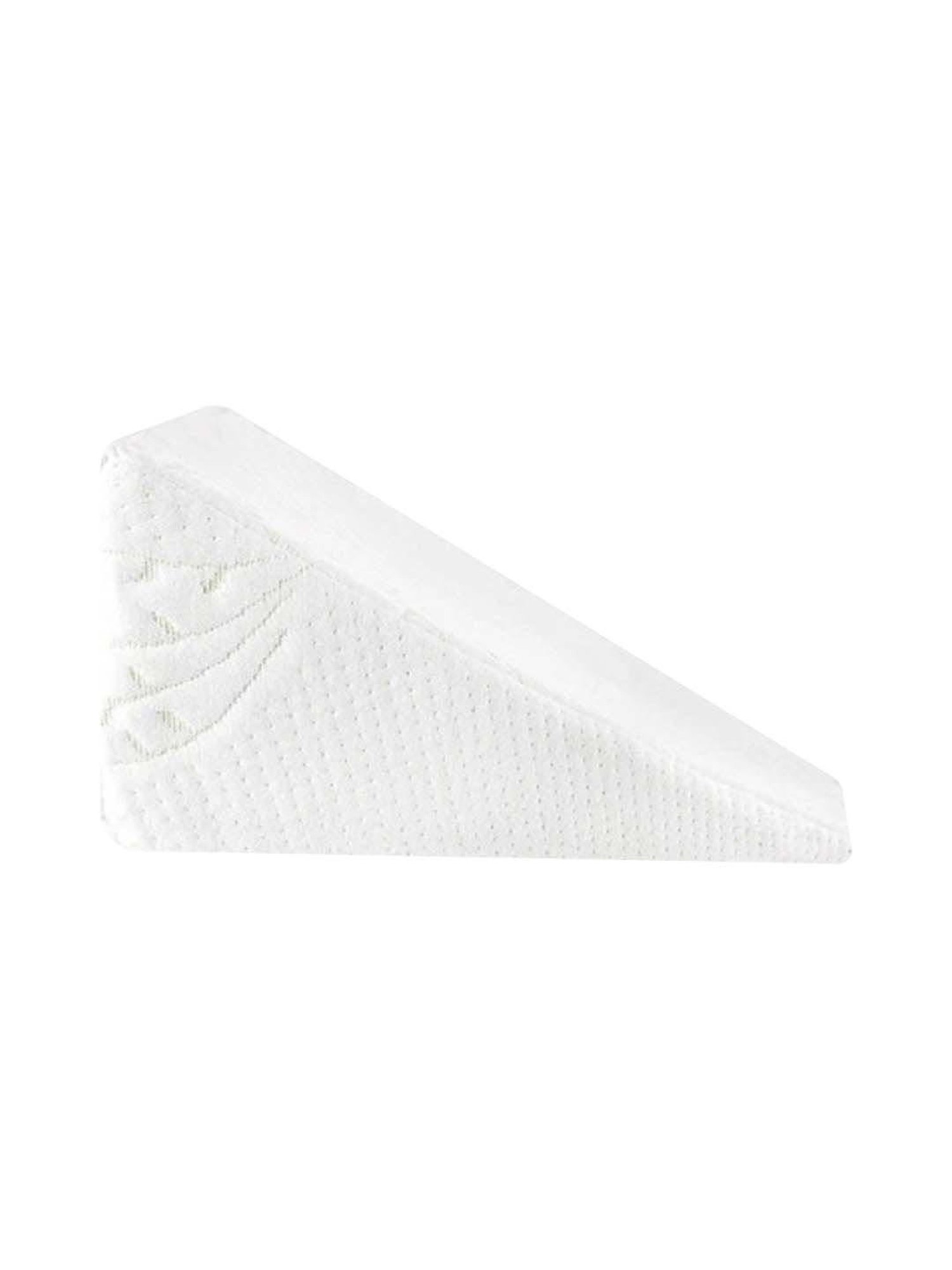 The White Willow Black Orthopaedic Mid Backrest Memory Foam Pillow - Set of 1