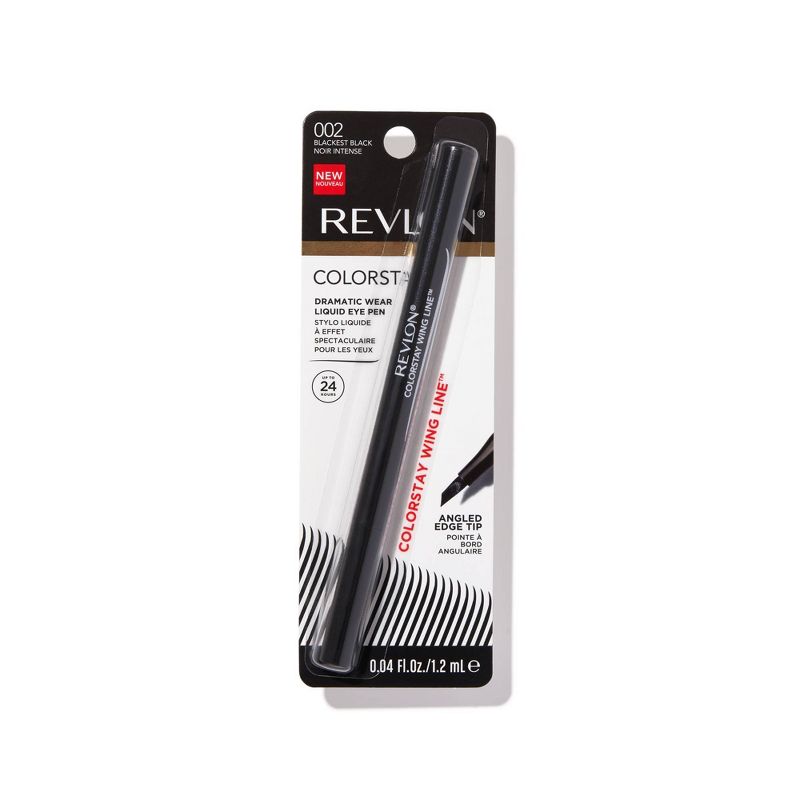Revlon ColorStay Liquid Eye Pen Triple Edge Tip Blackest Black .056oz