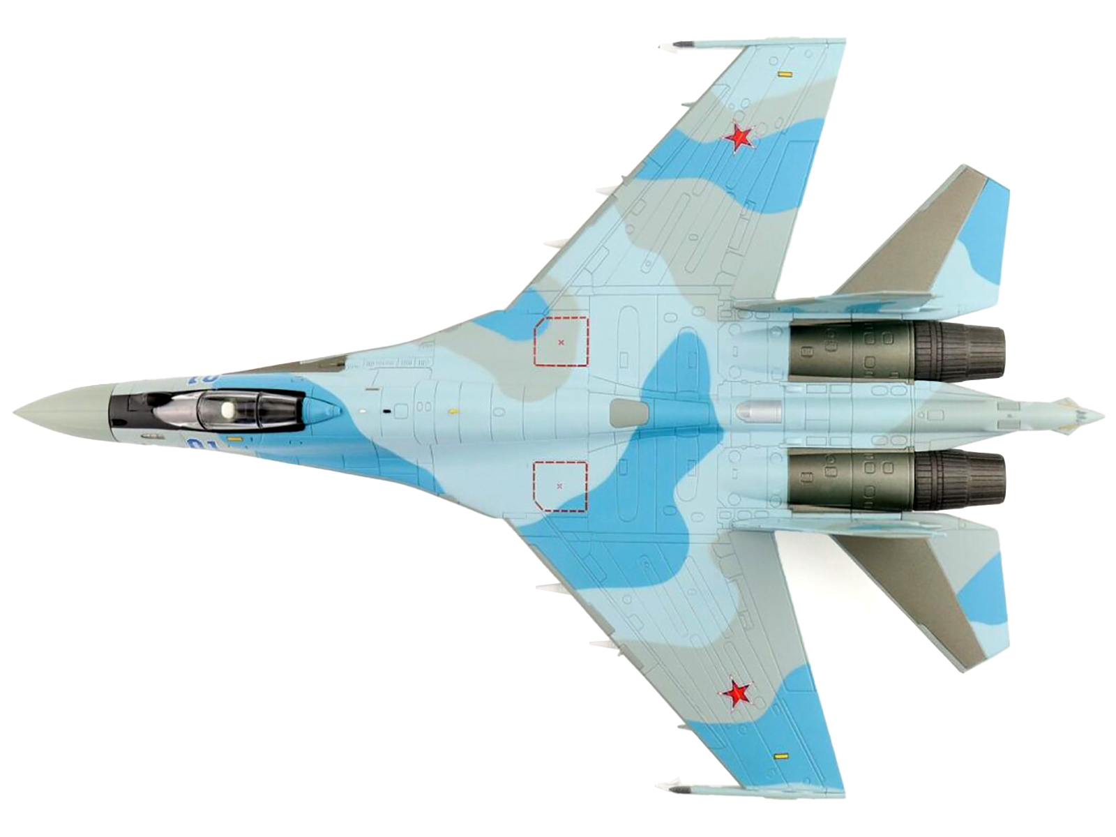 Sukhoi Su-24M Fencer-D Bomber Aircraft "Ukraine War" (2023) Ukrainian Air Force 1/72 Diecast Model by JC Wings