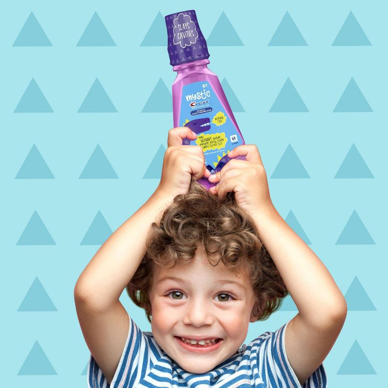MYSTIC by Crest Kid's Mouthwash Alcohol Free  Enchanted Strawberry Flavor Kids 6+ - 16.9 fl oz