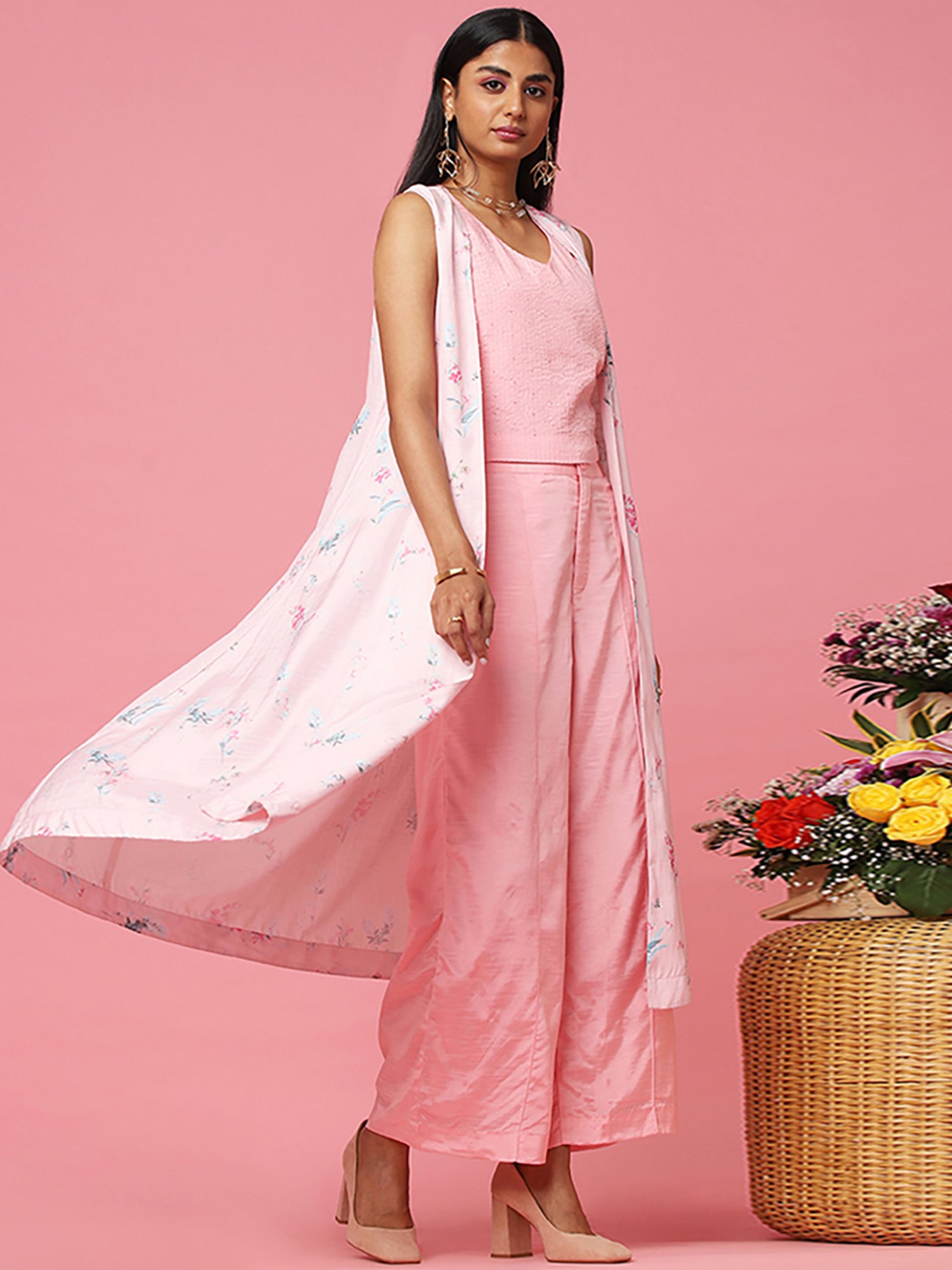 Marigold Lane Pink Printed Overlay