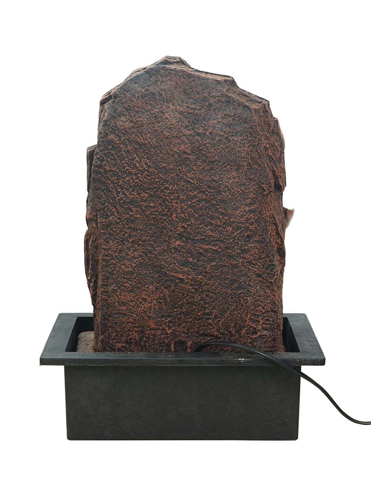 CHRONIKLE Brown & Golden Polyresin Buddha 4 Artistic Steps Waterfall Fountain