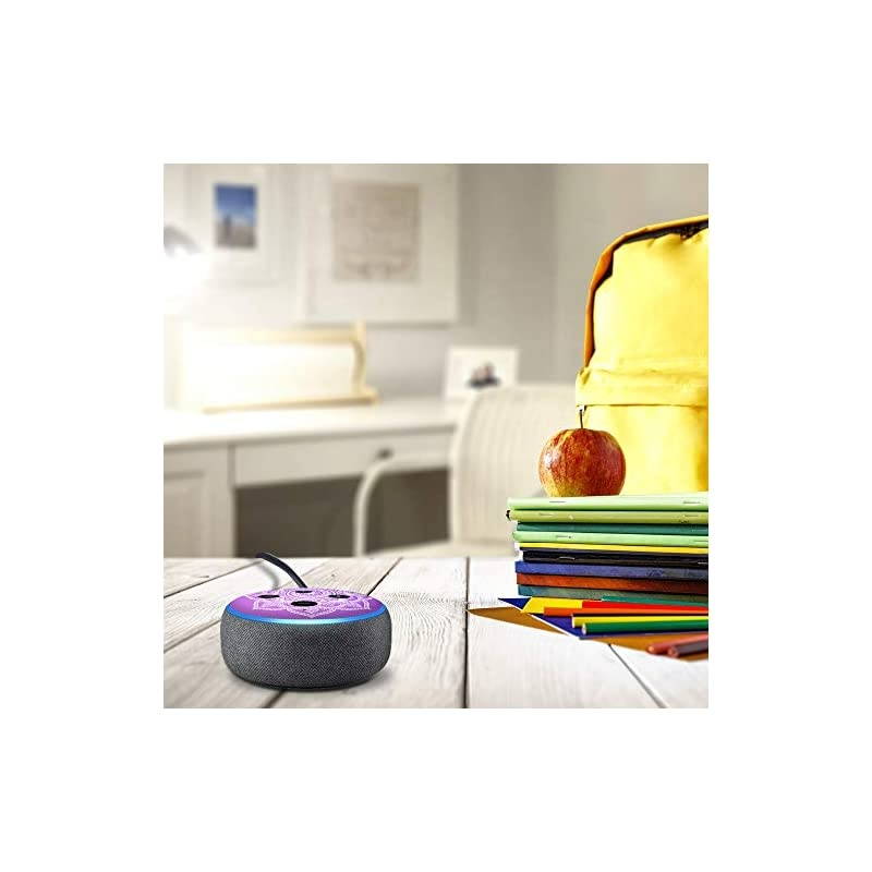 Mandala Vinyl Decal Skin Compatible with  Echo Dot 3rd Generation Alexa Decorations for Your Smart Home Speakers Great Accessories Gift for mom dad Birthday Kids