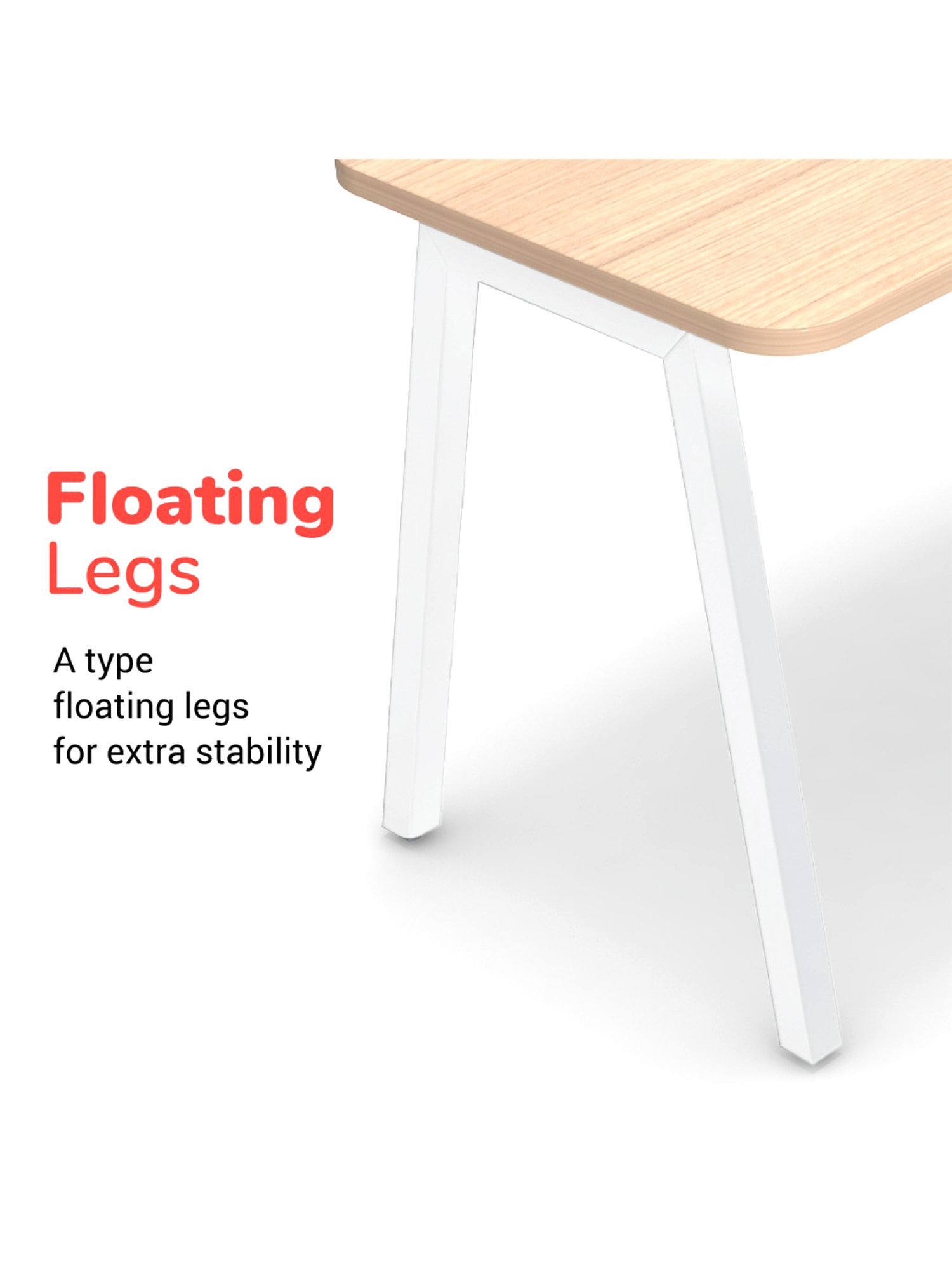 HNI India IVO  Engineered Wood Executive Office and Study Desk (White-900MM)