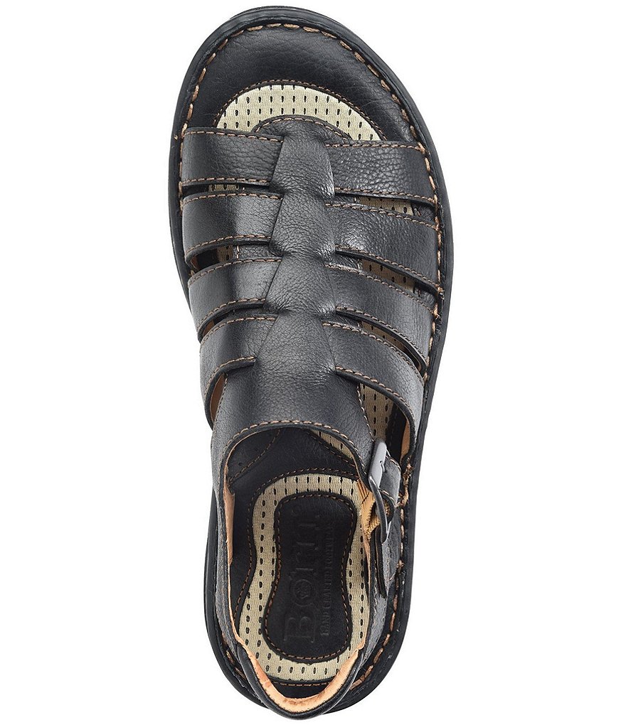 Born Men's Wichita Leather Fisherman Sandals