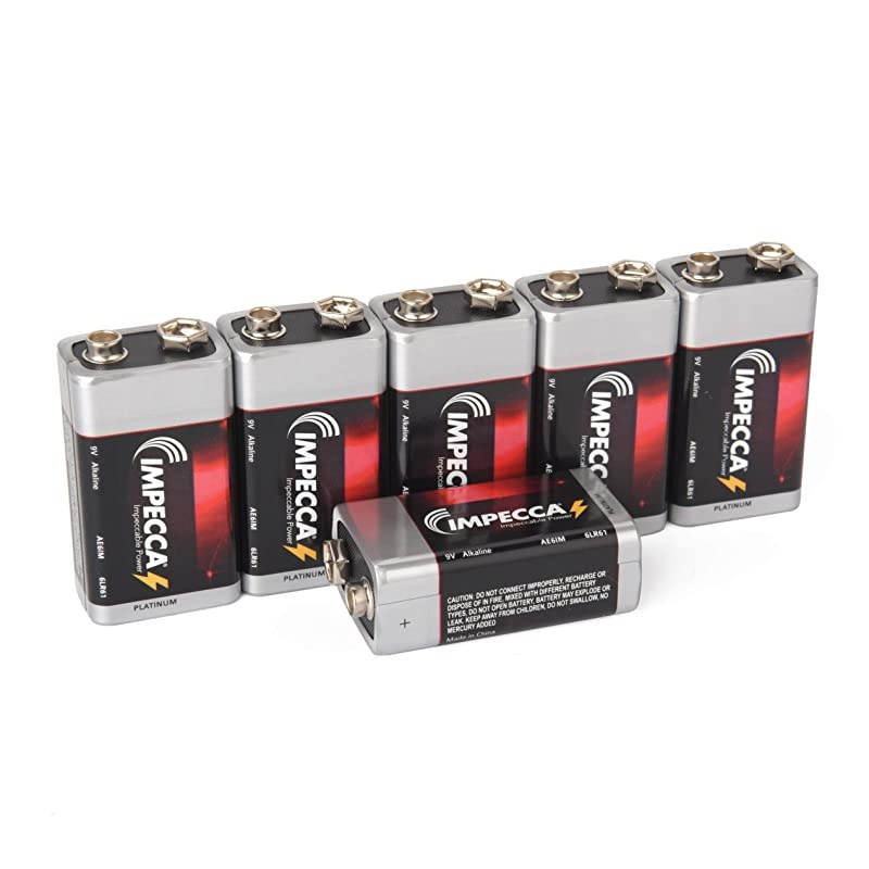 All Purpose Alkaline 9 Volt Batteries Platinum Series |High Performance| Long Lasting Shelf Life| Leak Resistant| 12 Pack