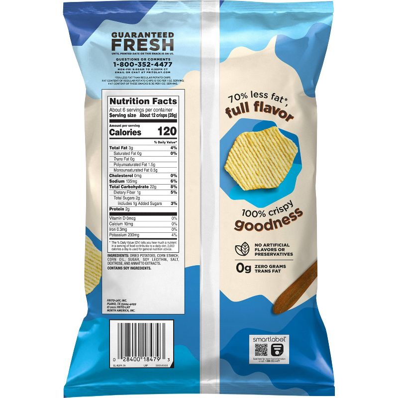 Ruffles Oven Baked Original Potato Crisps - 6.25oz