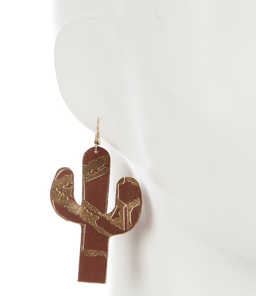 Southern Living Cactus Earrings