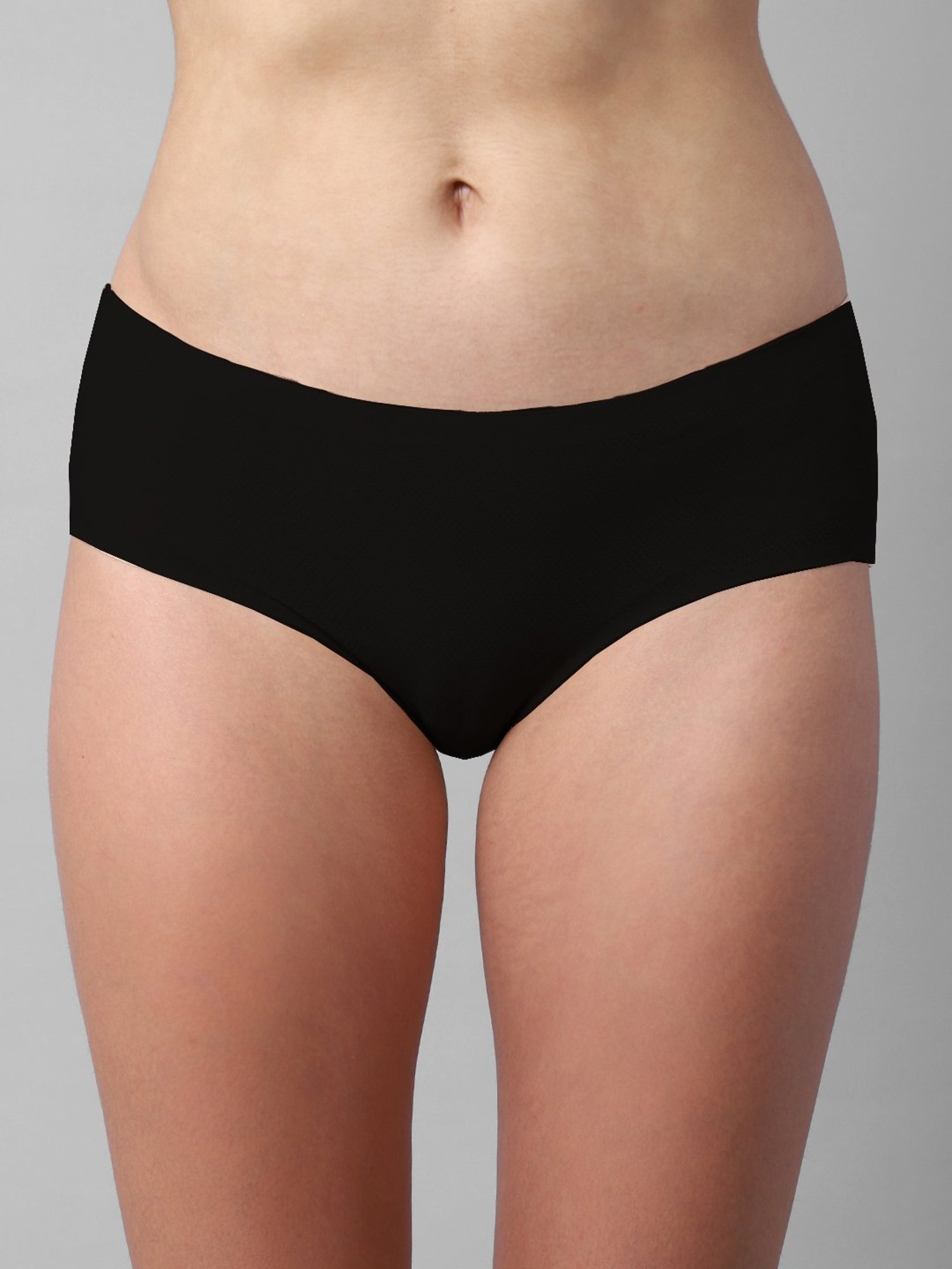 Erotissch Black Seamless Bikini Panty