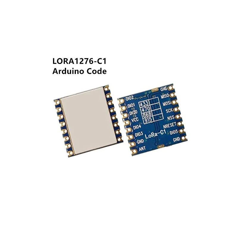 with RFM95WLoRa 1276 Chip Module with Arduino 100mW Long Range Wireless Transceiver Module 2 pcs LORA1276C1