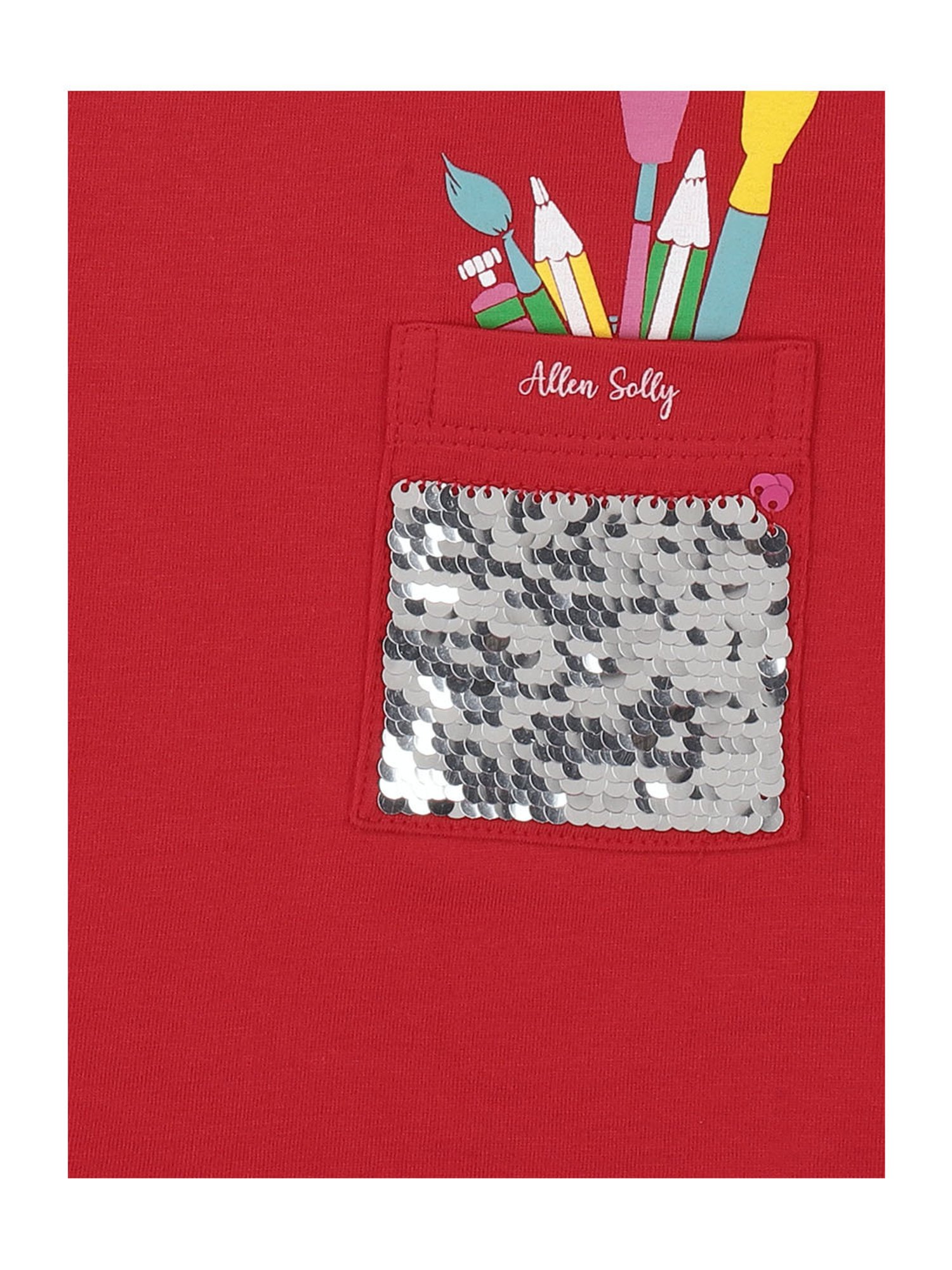 KIDS ONLY Anthracite Black Cotton Printed T-Shirt