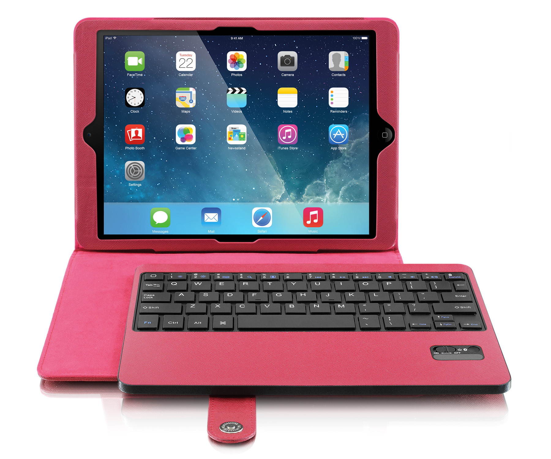Bluetooth Folio iPad Air Red