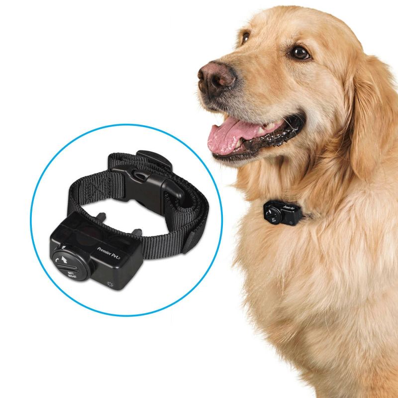 Premier Pet Adjustable Wireless Add-A-Dog Collar - Black
