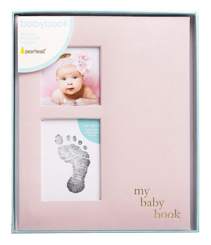 Pearhead Linen Baby Photo Book