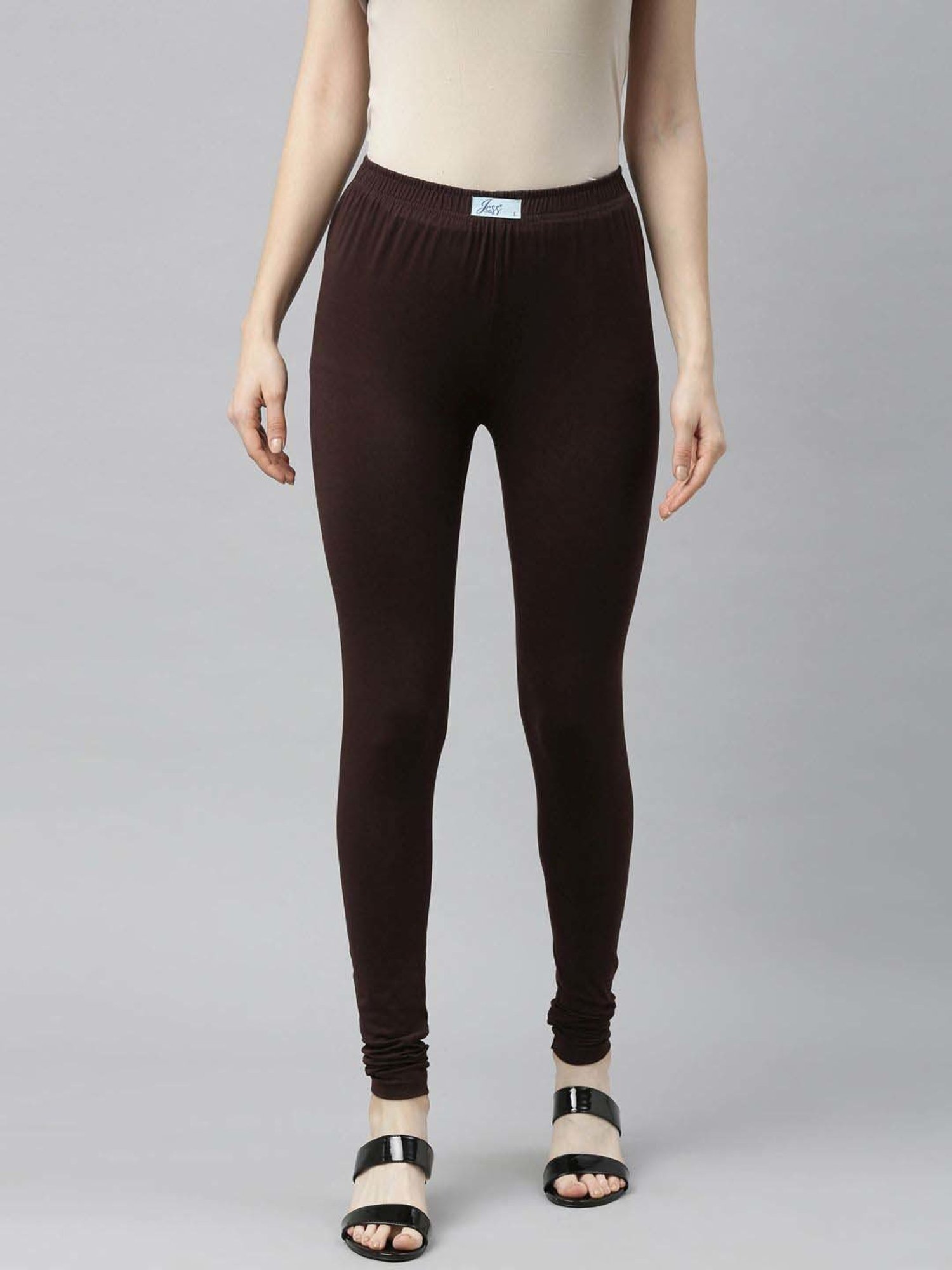 JCSS Coffee Brown Cotton Leggings