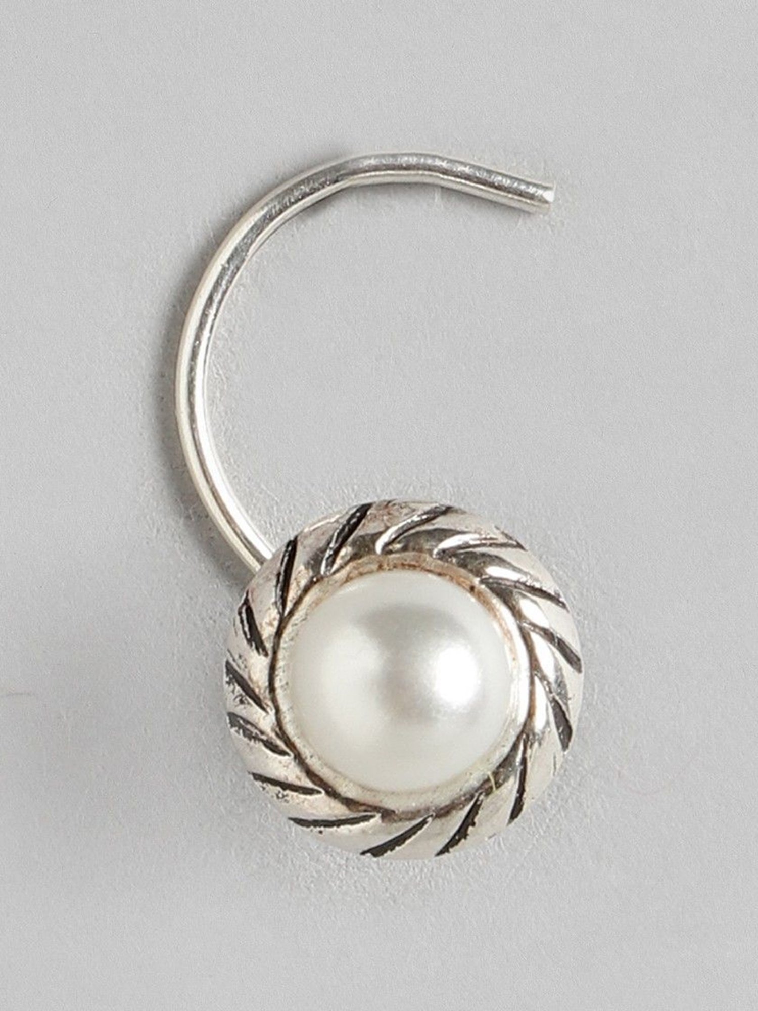 March by FableStreet 92.5 Sterling Silver Classic Nose Ring