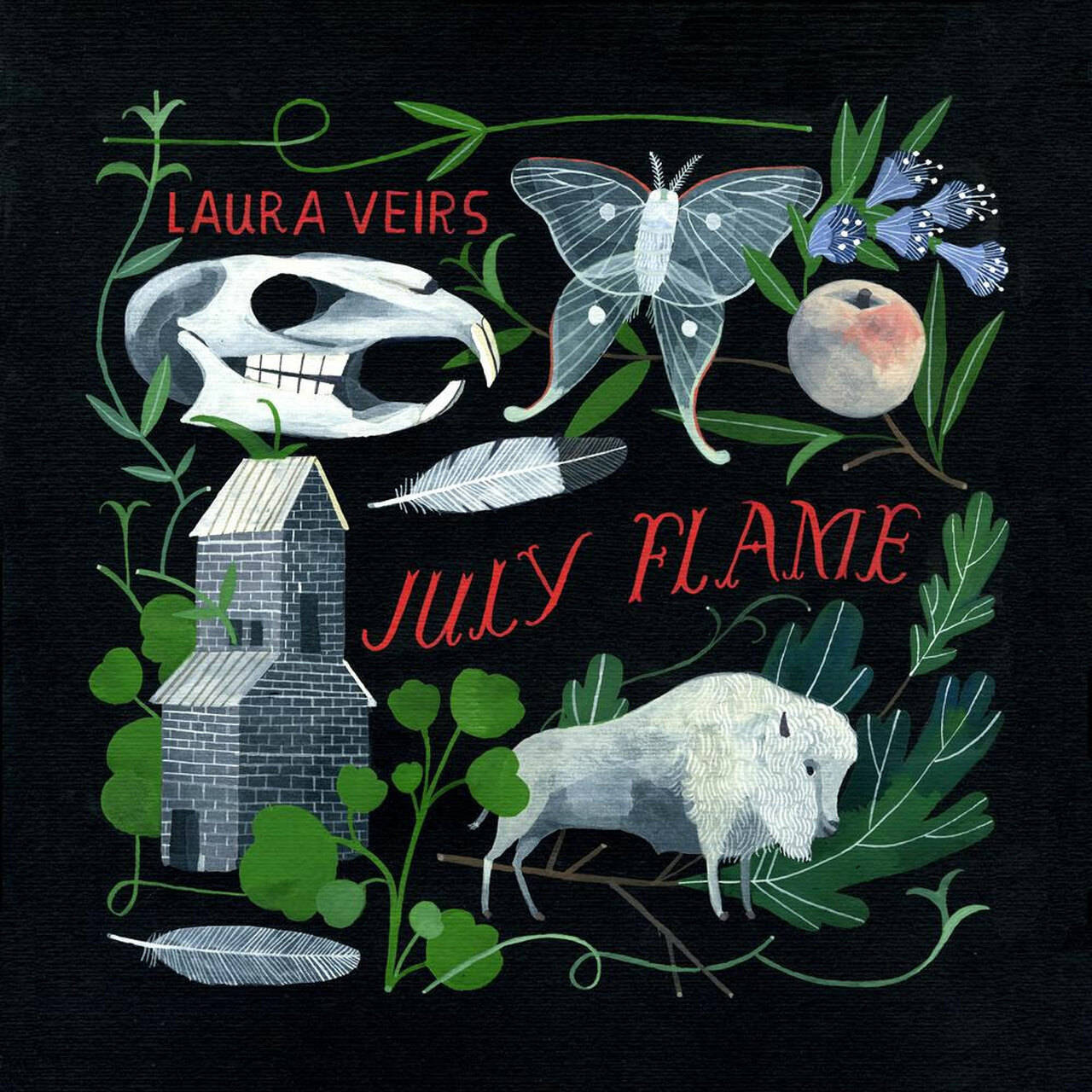 Laura Veirs July Flame LP (Crystal Clear Vinyl)
