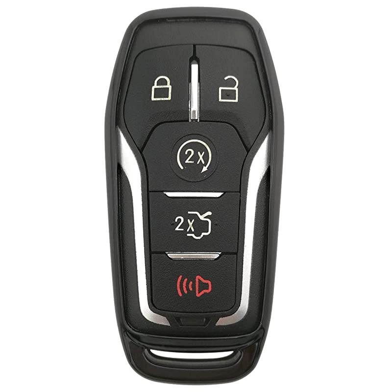 TPU Key Fob Cover Case Remote Holder Skin Glove for Ford Fusion F150 Edge Explorer Mustang Lincoln MKZ MKC 345 Buttons Smart KeyNOT fit FlipFolding key