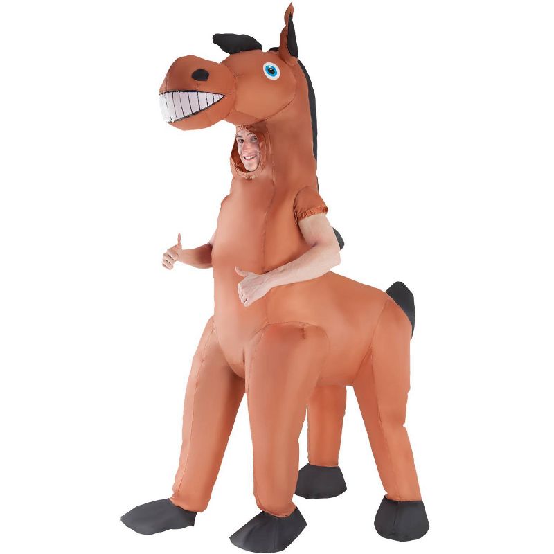 Adult Giant Horse Inflatable Halloween Costume One Size